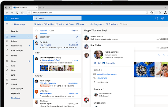 Outlook online application