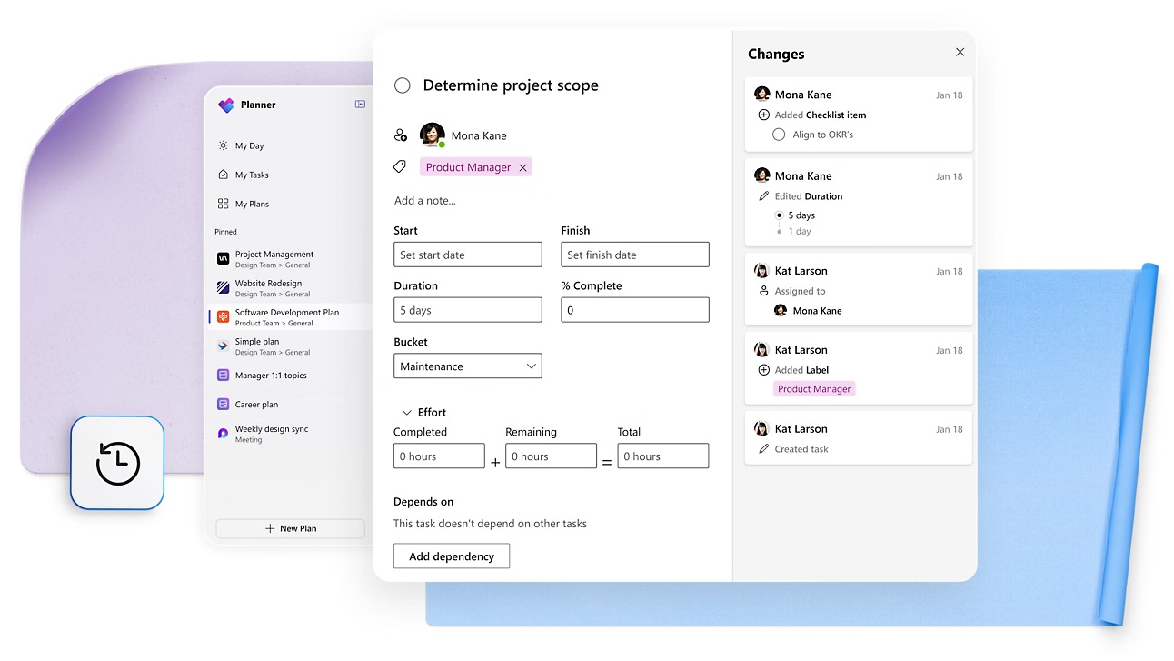 Planner Tasks Creating a Task in Planner
